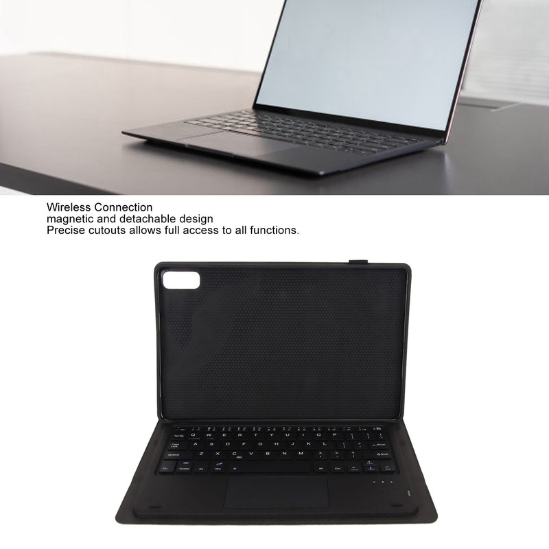 Tablet Keyboard BT Magnetic Case Pencil Holder Precise Cutout Wireless