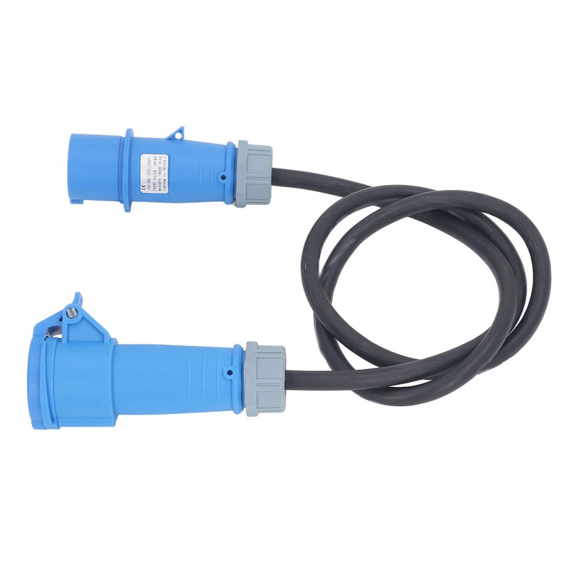 Camping Adapter Cable Male to Female 16A Coupling High Current