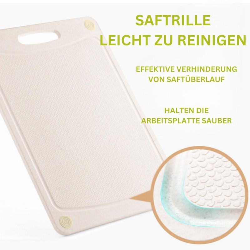 Chopping Board Dishwasher Safe Made of Wheat Straw - Stronger