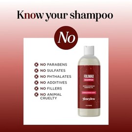 Best Hair Loss Shampoo Potent Hair Loss Fighting Formula 100% Natural Topical Regrowth Treatment Restores Hair Stops Hair Shedding Contains Biotin Ros