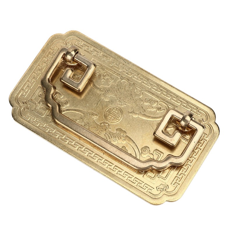Antique Drawer Handle Tetragonal Bat Handle Antique Chinese Retro Style