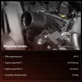 Frankberg Thermostat Coolant Coolant Regulator Coolant Thermostat Coolant Thermostat Coolant Thermostat Cooling Water Controller Engine Cooling System Replace# 110600968R