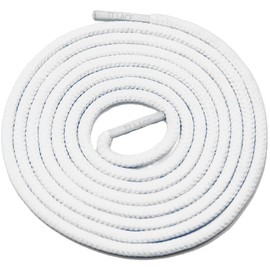 TI Lace Round Athletic Shoelaces 2 Pair Pack (4 laces)-White45