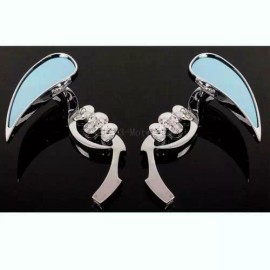 Unbranded Chrome Motorcycle Mirrors for Honda Shadow Aero ACE Saber Spirit VT1100 750 600