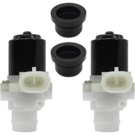 GOLICC Truck Windshield Washer Pump Compatible with Kenworth T680, T880, Peterbilt 104307, T4695001, 104252 & More Models | Heavy-Duty Replacement (2-Pack)