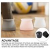 METALLIXITY Chair Leg Cap 22mm Inner Diameter 4pcs Round Rubber