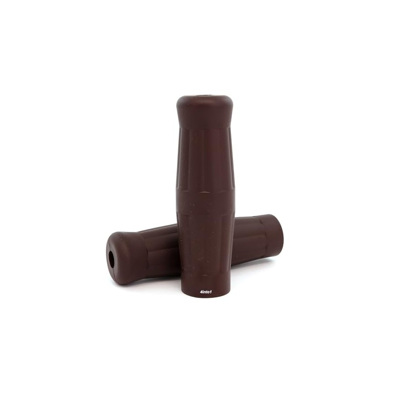 Coke Bottle Handlebar Grips - Cafe Dark Brown - 7/8"