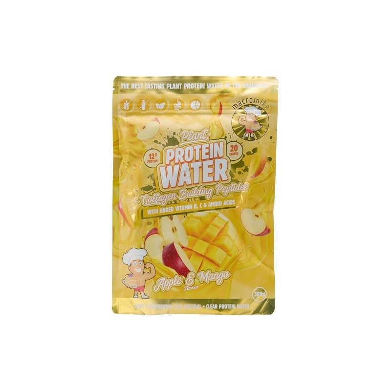 Macro Mike Apple and Mango Plant Protein Water 300 g