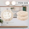 LYLNBYWK Bar Stool Covers Set of 2, Stool Covers Round