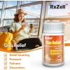 RXZELL Gas Relief Simethicone 250mg 120 Softgels Bloating Stomach Discomfort