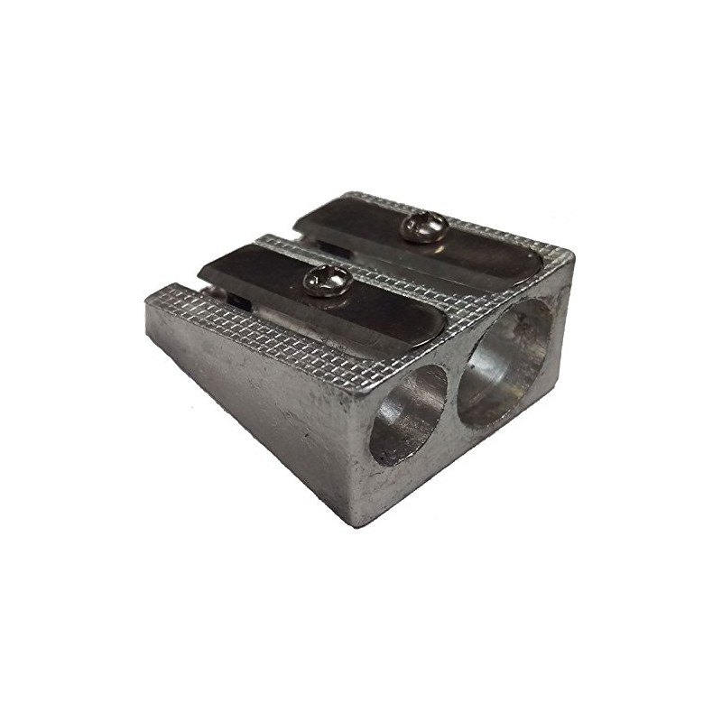 Aluminium Pencil Sharpener - Double Hole