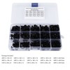 440 Pieces Screws Set M3 M4 M5 Steel Flat Head
