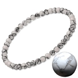 EUMENIDES Women's Natural Stone Bracelet, 4/6 mm, 7.2 Inches, Tourmaline, Tiger's Eye, Obsidian, Agate Crystal Stone Bracelet, Stone, Agate Tourmaline