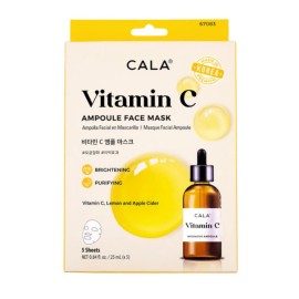 Cala Products AMPOULE FACE MASK: VITAMIN C (5PK)