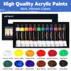 ARTALLY Acrylic Paint Set for Kids & Adults,52Pcs Painting Supplies