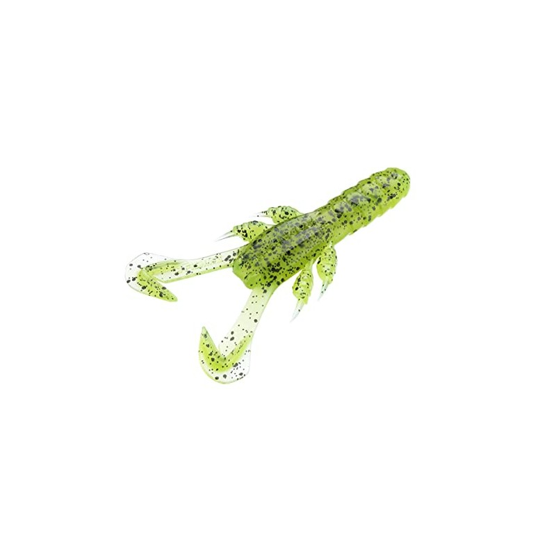 13 FISHING Unisex Adult Bait-Soft Plastic Ninja Craw, Green, 3