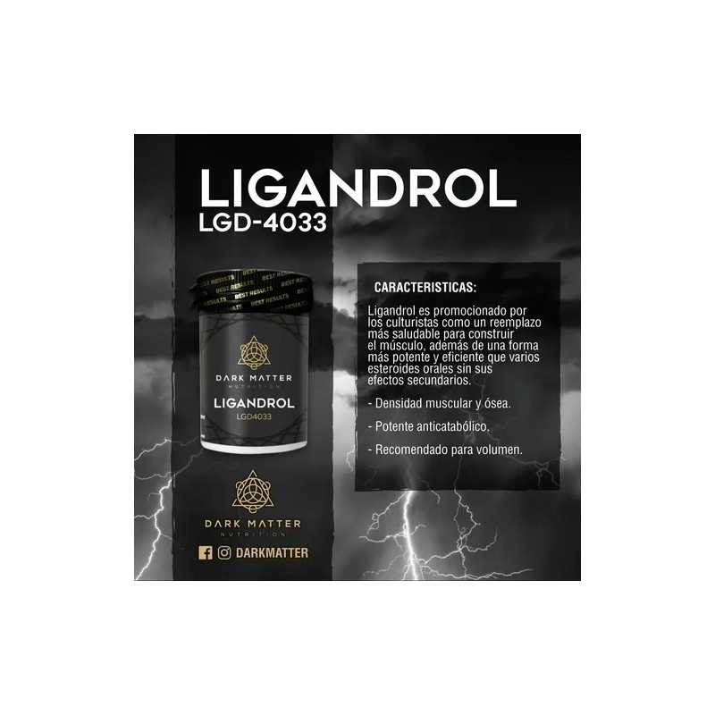 Dark Matter Ligandrol, 60 Tbs Sfn Neutro