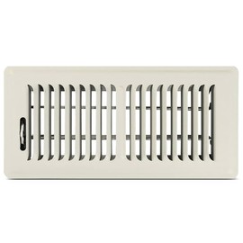 Shoemaker 4x10 Floor Register – Khaki Light Heavy Duty Metal Floor Vent Cover for Home Floors - Premium Forced Air Vent Covers