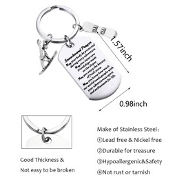 MYOSPARK Snowboarding Keyring Snowboarder Gift Snowboard Lover Gifts Snowboarder Team Gift Winter Sports Ski Key Ring 1.57 x 0.98 Inches Stainless Steel, Snowboarding in the UK