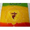 Large Batik Rainbow Chakra Meditation Cotton Wall Hanging - Hand