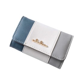 Clelia Riberte Series CL-11715 Women's Key Case, 6 Key Hooks, Tricolor