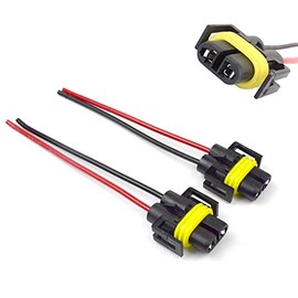 H11 H8 H9 880 Headlight Socket Adapter for LED Xenon Headlight Fog Light Pack of 2