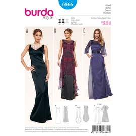 Burda 6866 Dress Pattern