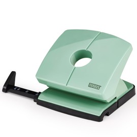 NOVUS B220 Colour ID 2.0 Hole Punch (20 Sheets Hole Capacity, Firmly Locking Stop Rail, Metal Functional Parts) Mellow Mint