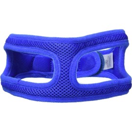 ChokeFree Velpro Mesh Pet Shoulder Harness Collar, 17"-18", Blue