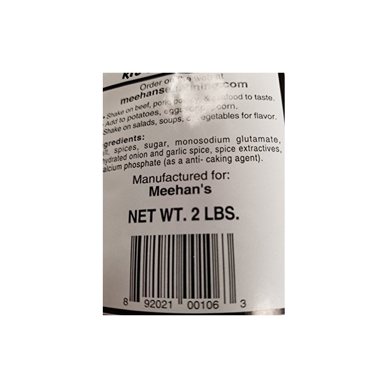Meehan's Rib Eye Seasoning, 2 Pound Bulk Package