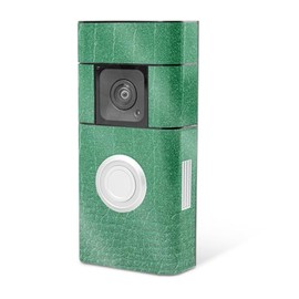 MightySkins Glossy Glitter Skin Compatible with Ring Video Doorbell Plus - Alligator | Protective, Durable High-Gloss Glitter Finish | Easy to Apply, Remove, and Change Styles