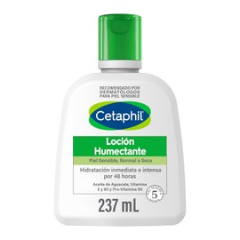 CETAPHIL Locin Humectante 1 pz 237 ml Hidratacin Inmediata por 48 Horas Recomendada por Dermatlogos para Piel Sensible                                
