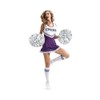 Hooshing 2 Pack Pom Poms Cheerleading Professional Holographic Silver Spot