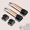 True Mods 2pc H4 (9003/HB2) Headlight Socket Converter Kit [for