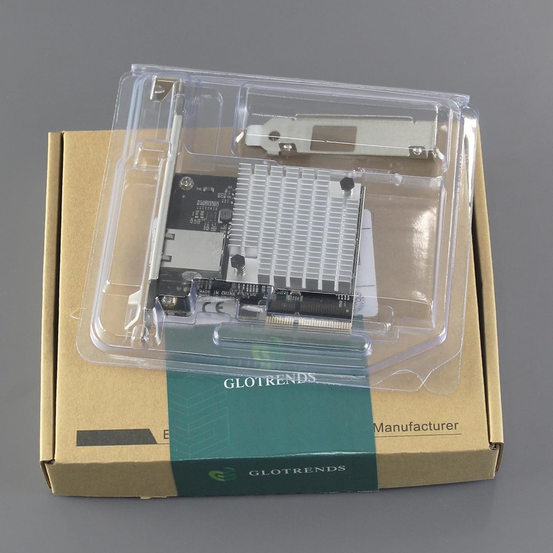 GLOTRENDS ST7357 10Gb RJ45 Ethernet Network Card with Marvell AQtion