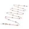 ZOORON Eyeglass Chains for Women, Premium Beaded Eyeglass Necklace Chain