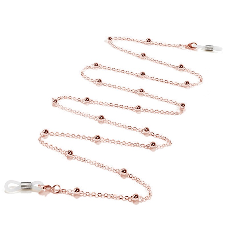 ZOORON Eyeglass Chains for Women, Premium Beaded Eyeglass Necklace Chain