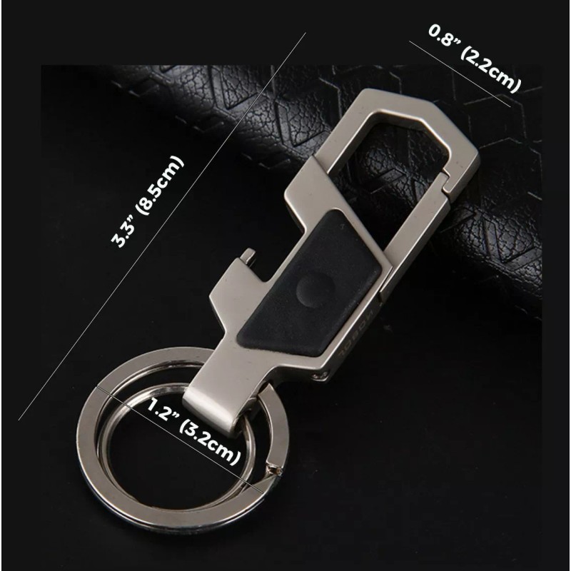 Tika LED Light Bottle Opener Key Chain - Zinc Alloy,