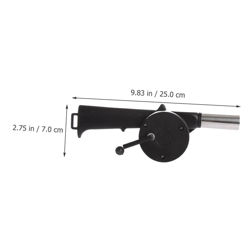 Outanaya Outdoor Hand Crank Blower Fan for Barbecue Compact Practical