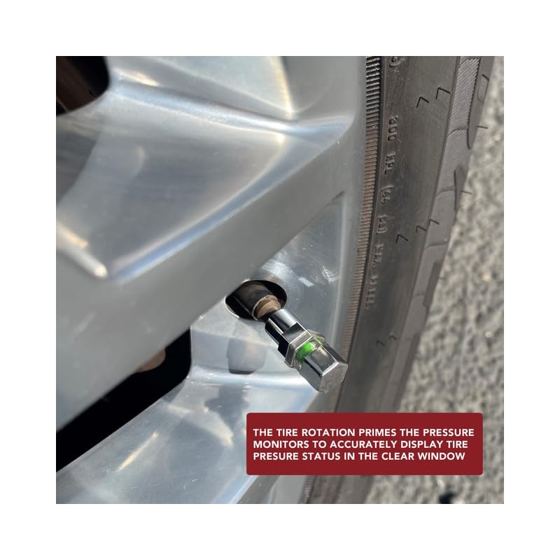 Quick Pressure Tire Pressure Monitoring Valve Caps Sensor Gauge -