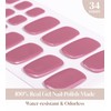 Toe Gel Nail Stickers - 34PCS Salon Quality Wraps no