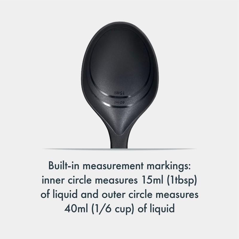 Culinare Cooking Spoon, Non Stick Serving Spoon with Built in