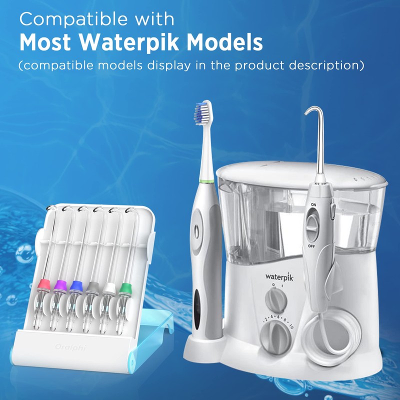 Consejos de repuesto para hilo dental Waterpik (6 puntas de