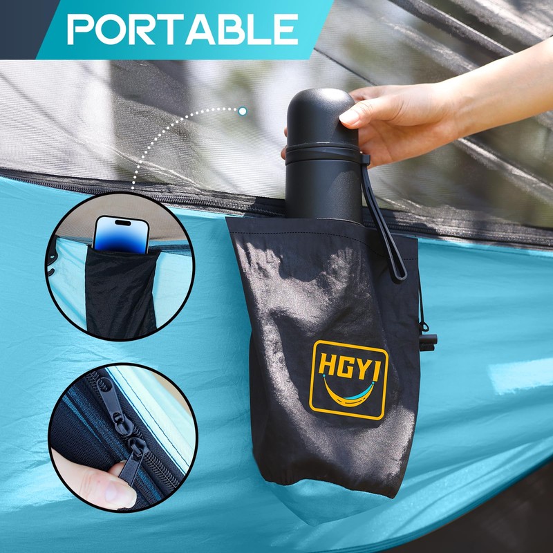 Camping Hammock Mosquito Net,Double & Single Portable Hammocks Hammocks with