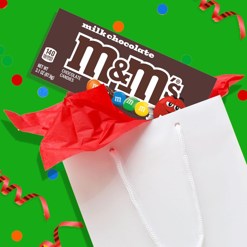 M&M'S Milk Chocolate Candy Movie Theater Box, 3.10 Ounce (Pack