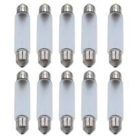 Replacement for Green Energy 24V 5W Xenon Festoon Clear by Technical Precision 10 Pack
