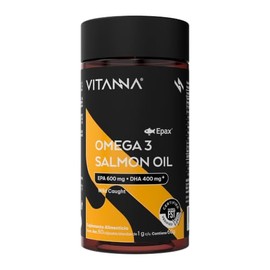 Omega 3 Aceite de Salmón Noruego | Epax® | 600 mg EPA + 400 mg DHA por Porción | Certificado FST | Ultra Concentrado Alta Pureza en Forma de Triglicer