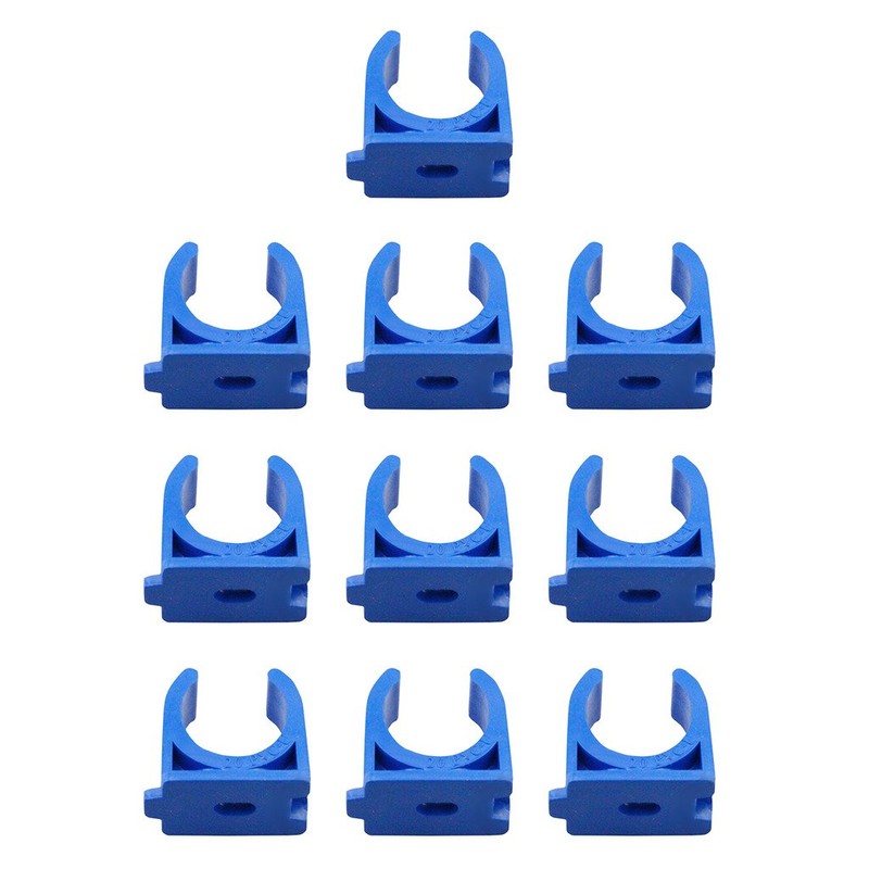 Sinmova 10PCS 20mm U Type Pipe Clamps Tubing Clips Conduit