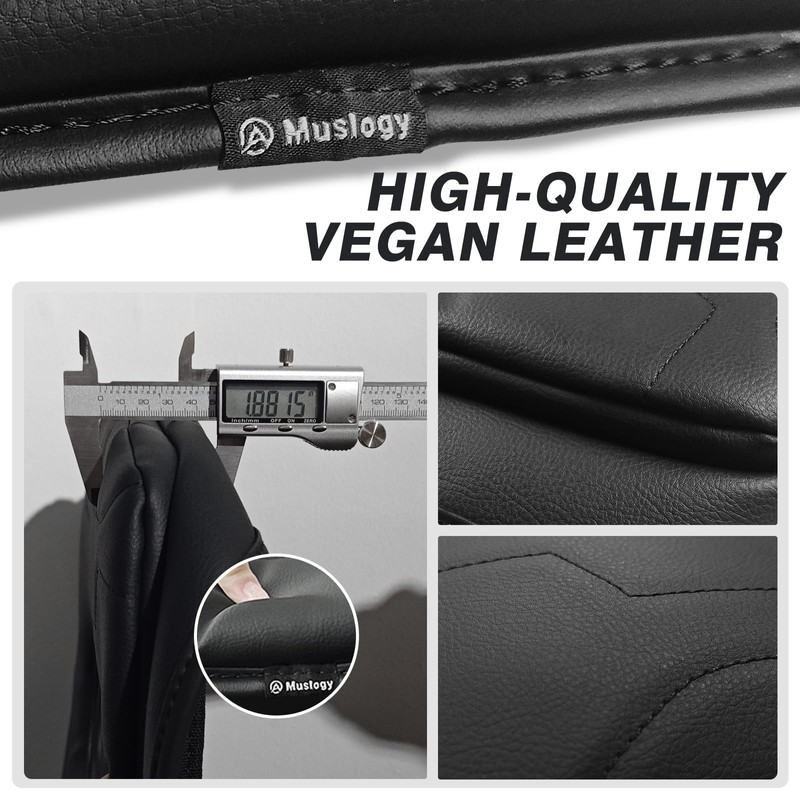 Muslogy Center Console Armrest Cover Compatible with Chevy Silverado &