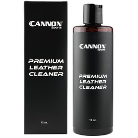 Cannon Sports Premium Leather Cleaner - Non-Toxic, Residue-Free Formula for Softball Baseball Gloves, Footballs, Sports Gear & More - Gently Cleans, Restores & Protects All Finished Leather